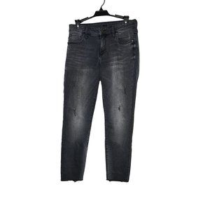 Kut‎ from the Kloth Women's Raw Hem Ankle Skinny Distressed Denim Jeans Size 4